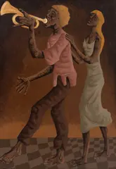 Sem Título by Clóvis Graciano, 1973, óleo sobre tela, offered Dec 2022