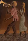 Clóvis Graciano, Sem Título, 1973, óleo sobre tela