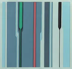 Abraham Palatnik, Vertical CV2, 1982, cartão recortado