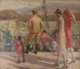 Georgina de Albuquerque, Passeio no Parque, óleo sobre tela