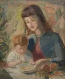 Georgina de Albuquerque, Mãe e Filho