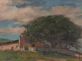 Lucílio de Albuquerque, Paisagem do Interior, óleo sobre placa