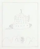Sem Título by Marcelo Cipis, nanquim, aquarela e ecoline sobre papel, offered Nov 2022