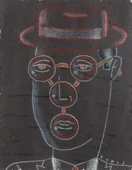 Sem Título by Marcelo Cipis, nanquim, aquarela e ecoline sobre papel, offered Nov 2022