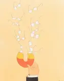 Sem Título by Marcelo Cipis, nanquim, aquarela e ecoline sobre papel, offered Nov 2022