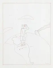 Sem Título by Marcelo Cipis, nanquim, aquarela e ecoline sobre papel, offered Nov 2022