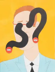 Sem Título by Marcelo Cipis, nanquim, aquarela e ecoline sobre papel, offered Nov 2022