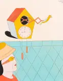Marcelo Cipis, Sem Título, nanquim, aquarela e ecoline sobre papel