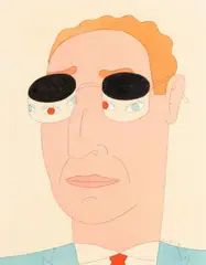 Sem Título by Marcelo Cipis, nanquim, aquarela e ecoline sobre papel, offered Nov 2022