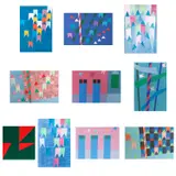 Alfredo Volpi, Conjunto de 10 gravuras, gravura