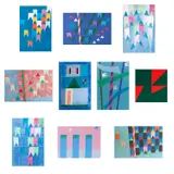 Alfredo Volpi, Conjunto de 10 gravuras, gravura
