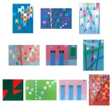 Alfredo Volpi, Conjunto de 10 gravuras, gravura