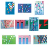 Alfredo Volpi, Conjunto de 10 gravuras, gravura