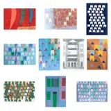 Alfredo Volpi, Conjunto de 10 gravuras, gravura