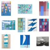 Alfredo Volpi, Conjunto de 10 gravuras, gravura