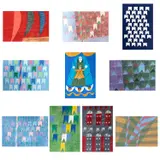 Alfredo Volpi, Conjunto de 10 gravuras, gravura
