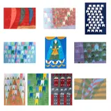 Alfredo Volpi, Conjunto de 10 gravuras, gravura