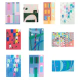 Conjunto de 10 gravuras by Alfredo Volpi, gravura, offered Oct 2022