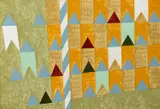 Bandeirinhas e Mastro by Alfredo Volpi, gravura, offered Oct 2022