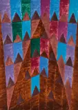Ogiva by Alfredo Volpi, gravura, offered Oct 2022