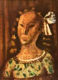 Figura Feminina by Alfredo Volpi, gravura, offered Oct 2022