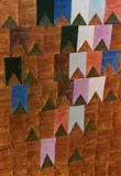 Ogiva by Alfredo Volpi, gravura, offered Oct 2022