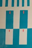 Elementos de Fachada by Alfredo Volpi, gravura, offered Oct 2022