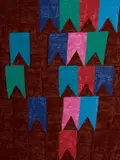 Bandeirinhas by Alfredo Volpi, gravura, offered Oct 2022