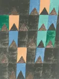 Bandeirinhas by Alfredo Volpi, gravura, offered Oct 2022