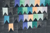 Bandeirinhas by Alfredo Volpi, gravura, offered Oct 2022