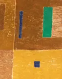 Elementos de Fachada by Alfredo Volpi, 1979, gravura, offered Oct 2022