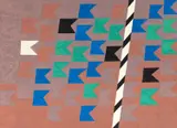 Bandeirinhas e Mastro by Alfredo Volpi, gravura, offered Oct 2022