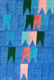 Bandeirinhas by Alfredo Volpi, gravura, offered Oct 2022