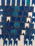 Bandeirinhas by Alfredo Volpi, gravura, offered Oct 2022