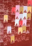 Bandeirinhas by Alfredo Volpi, gravura, offered Oct 2022