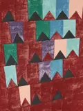 Bandeirinhas by Alfredo Volpi, gravura, offered Oct 2022