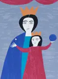 Madona e Menino com Esfera by Alfredo Volpi, gravura, offered Oct 2022