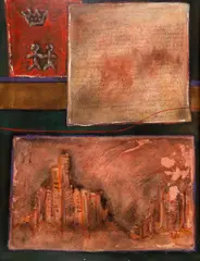 Sem Título by Vera Ferro, 1991, óleo sobre tela, offered Oct 2022