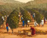 Armando Romanelli, Colheita, óleo sobre tela