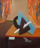 Celso Tadeu Domingo, Formação, 2019, óleo sobre tela