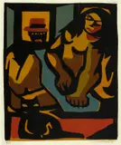 Di Cavalcanti, Sem Título, xilogravura