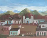 Sem Título by Fulvio Pennacchi, 1977, óleo sobre placa, offered Oct 2022
