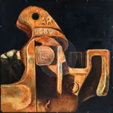 Glauco Pinto de Moraes, AR I - Série Mecano - Iconografica, 1983, óleo sobre tela