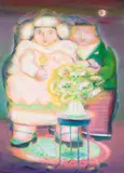Helenos Silva, Casamento, 1993, óleo sobre tela