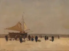 Arie Witjens, Marinha, óleo sobre madeira