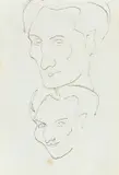 Aldo Bonadei, Dois Estudos de Autorretrato