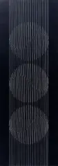 Lothar Charoux, Círculos, 1971, guache sobre placa