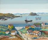 Sílvio Pinto, Ponta da Areia, 1992, óleo sobre tela