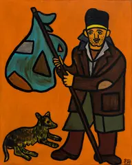 Sem Título by Francisco Brennand, 1969, óleo sobre tela, offered Oct 2022