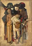 Dario Mecatti, Sem Título, óleo sobre tela